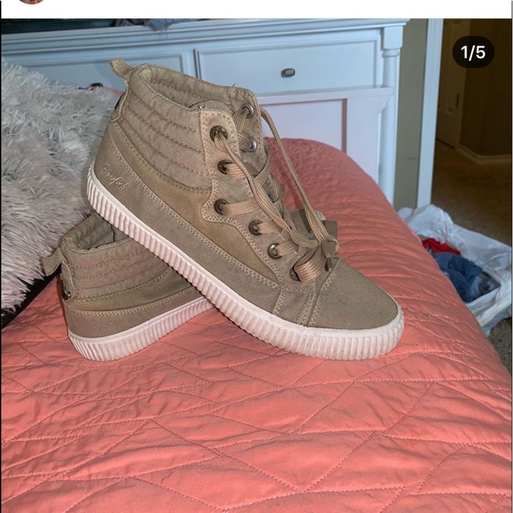 Blowfish tan high tops